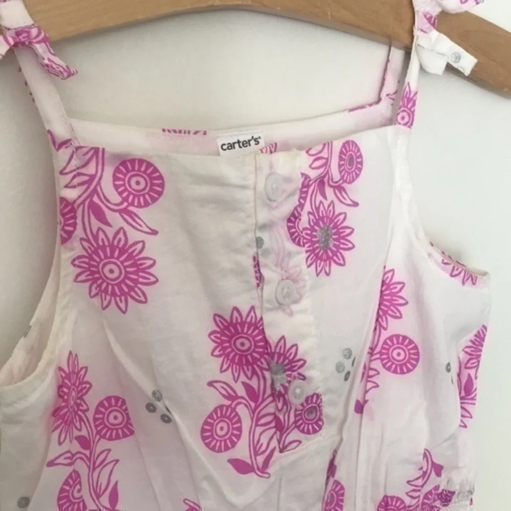 Carter’s 2T dress white flowers design